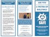 S.A.F.E. Victims of Bullying Brochure